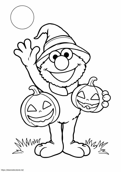 Elmo de Halloween