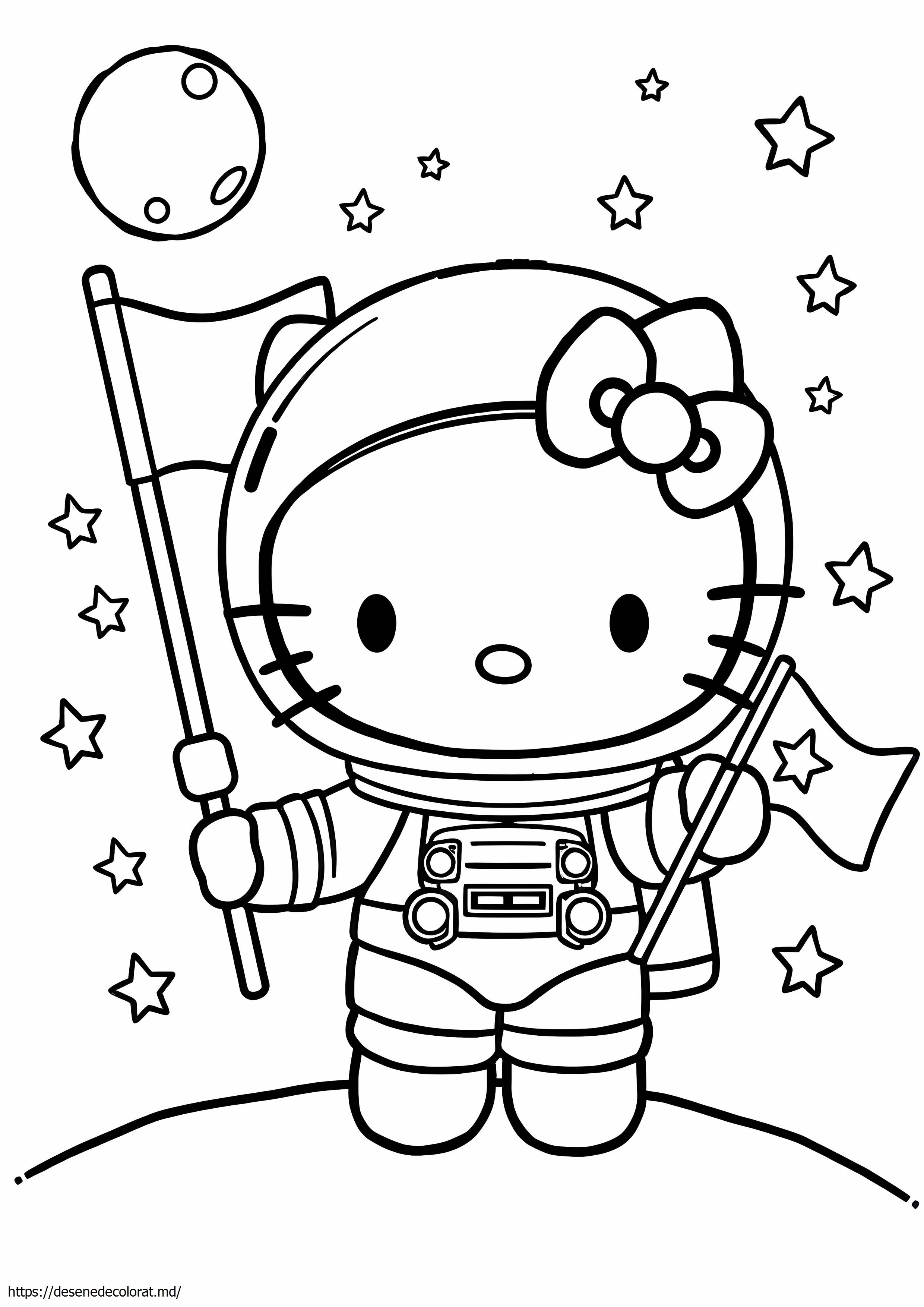 Hello Kitty astronaut