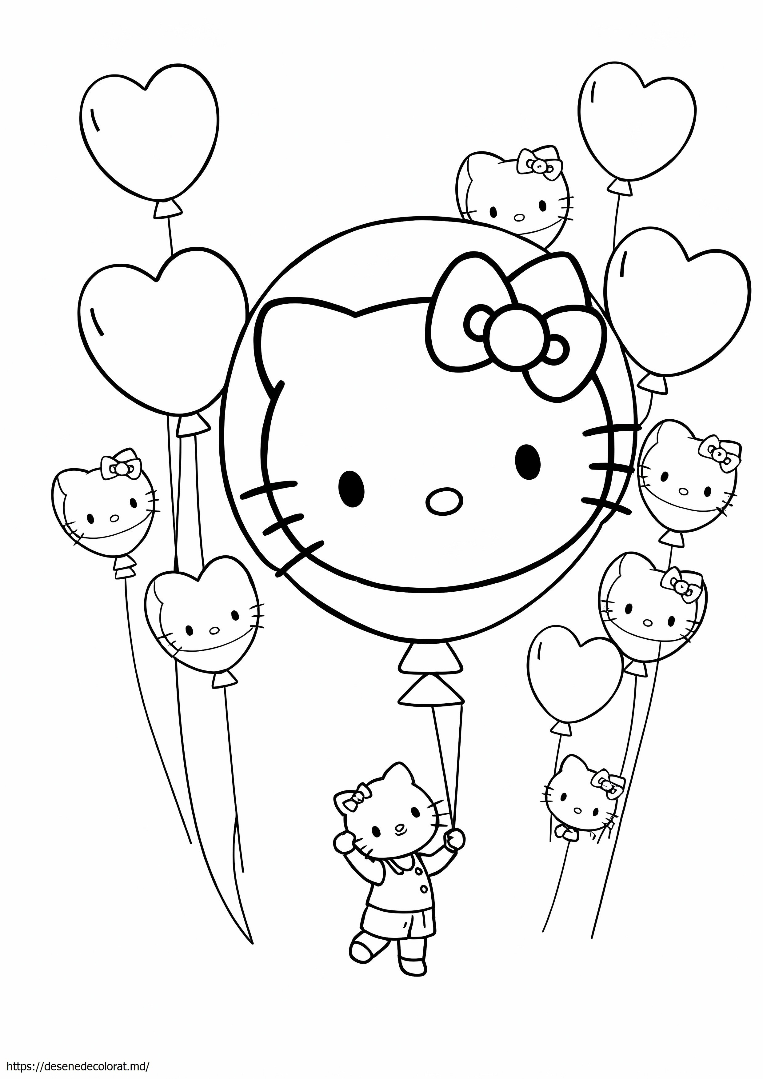 Baloane hello kitty