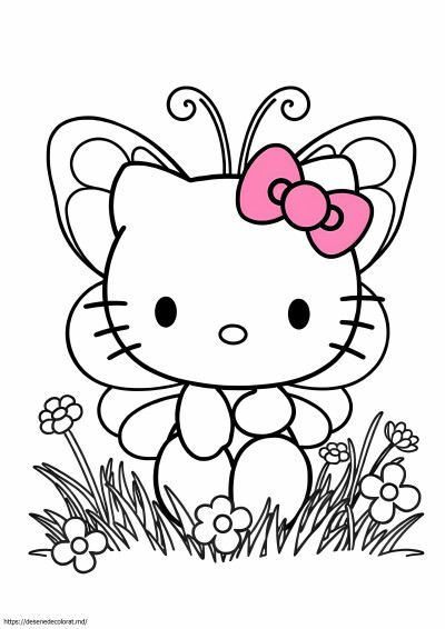 Hello kitty fluture