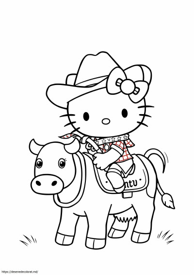 Hello Kitty cowgirl