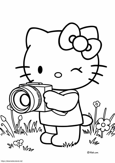 Camera hello kitty