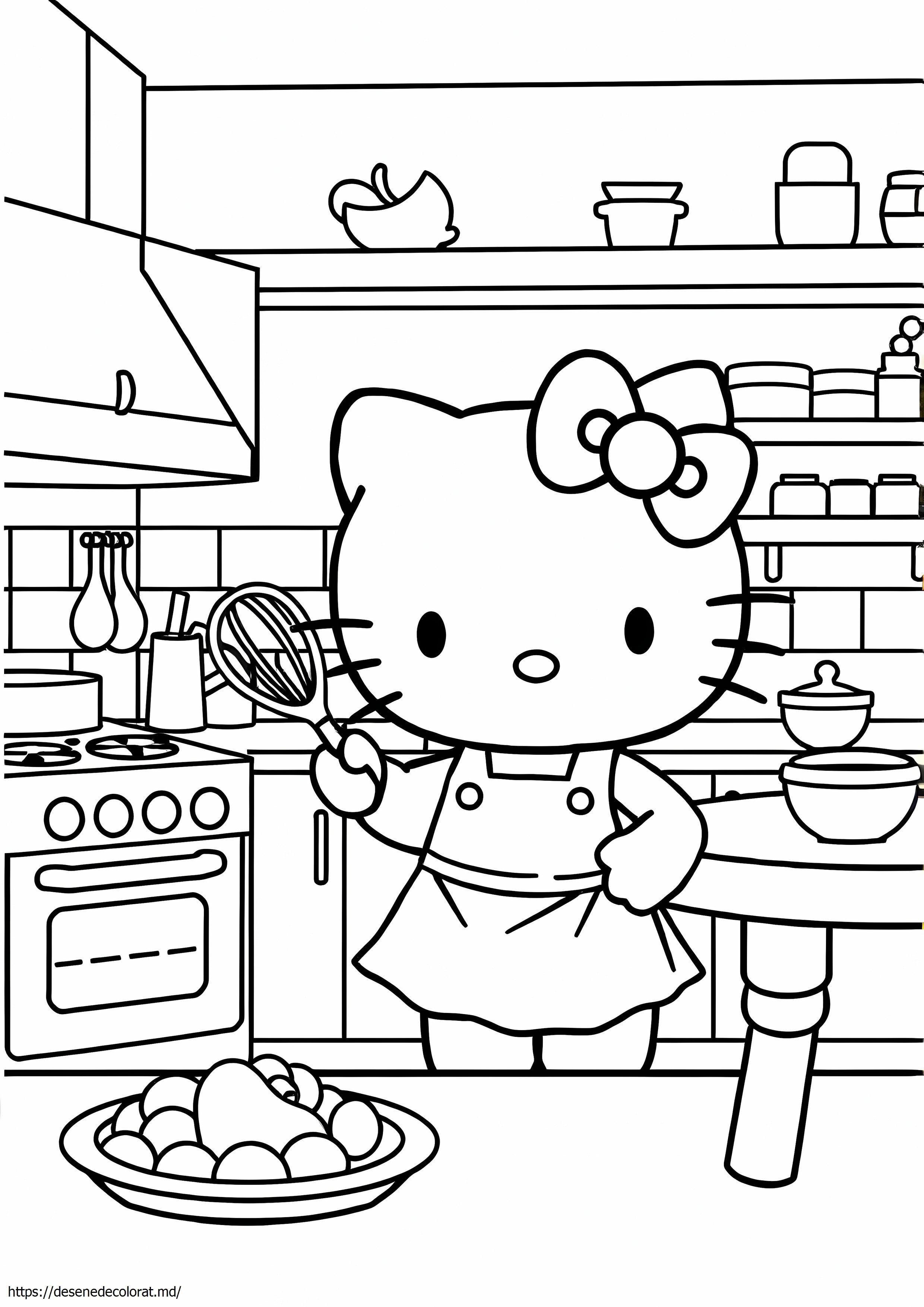 Bucatarie hello kitty