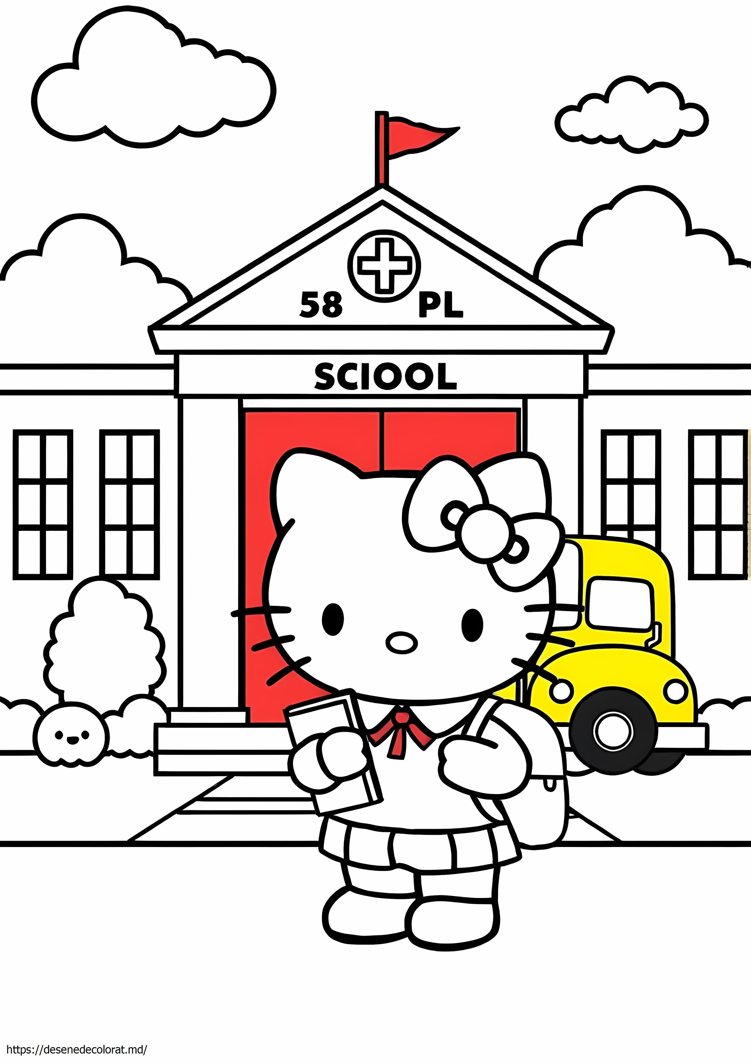 Scoala hello kitty