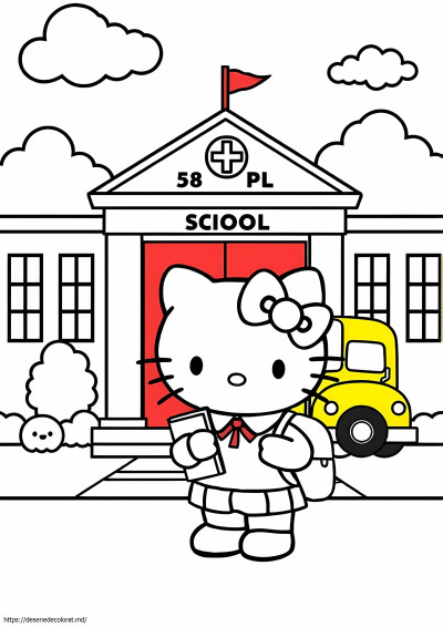 Scoala hello kitty