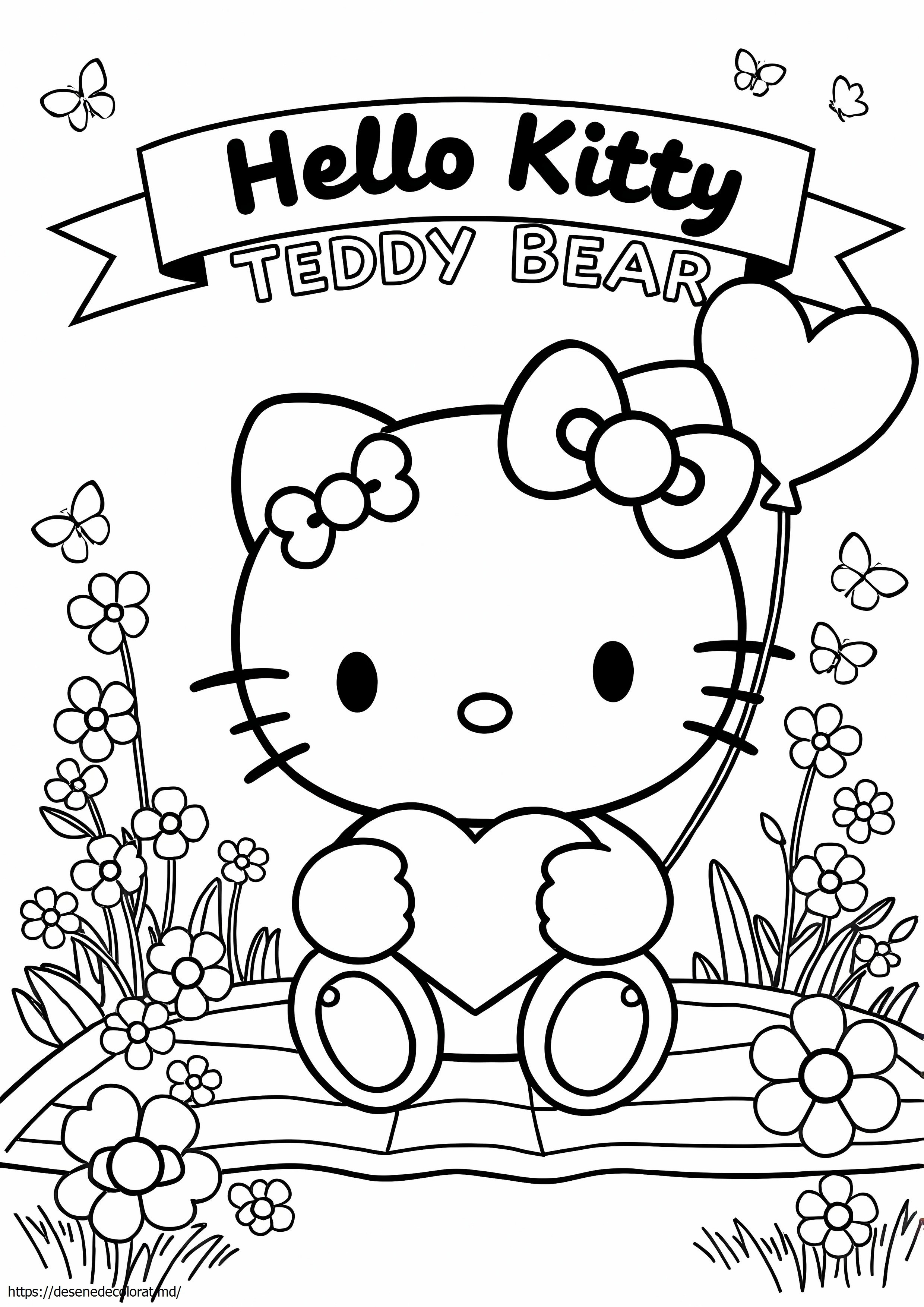 Ursuleț de pluș hello Kitty