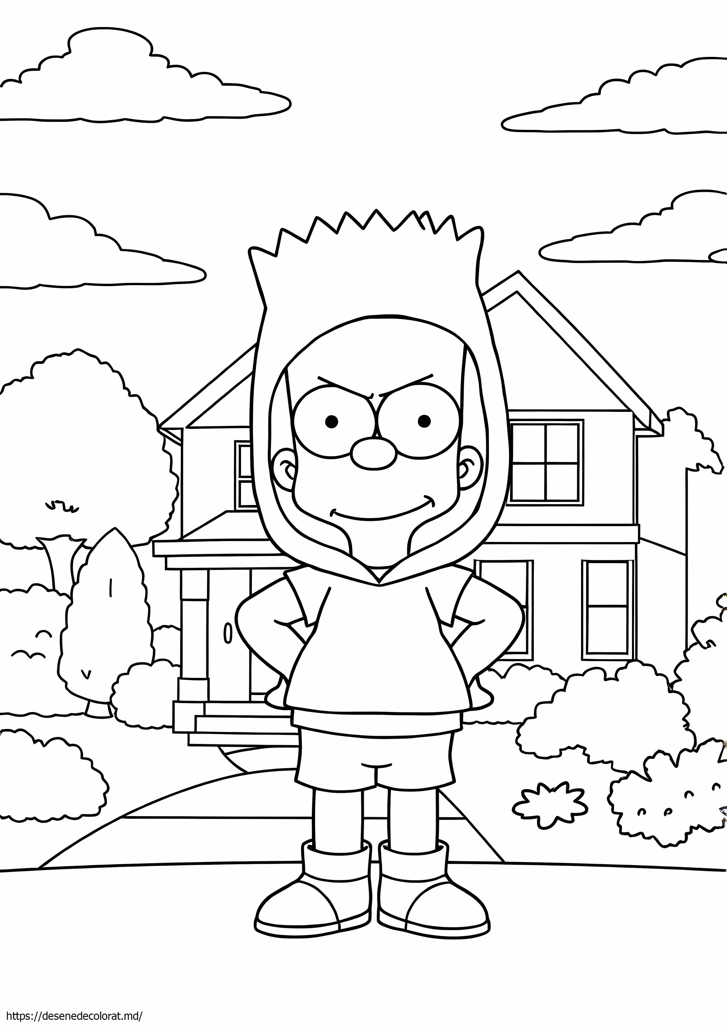 Hood bart simpson