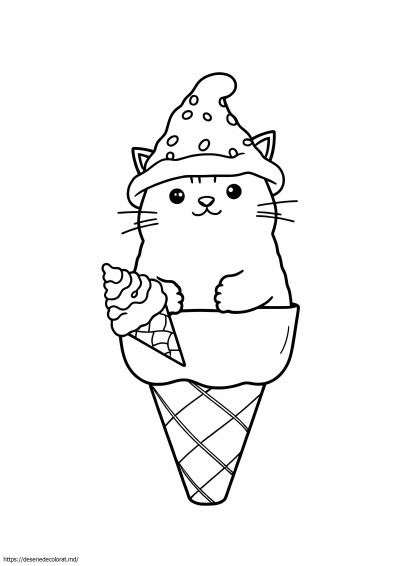 Pusheen de înghețată