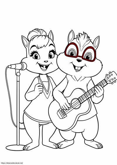 Jeanette Alvin și chipmunks