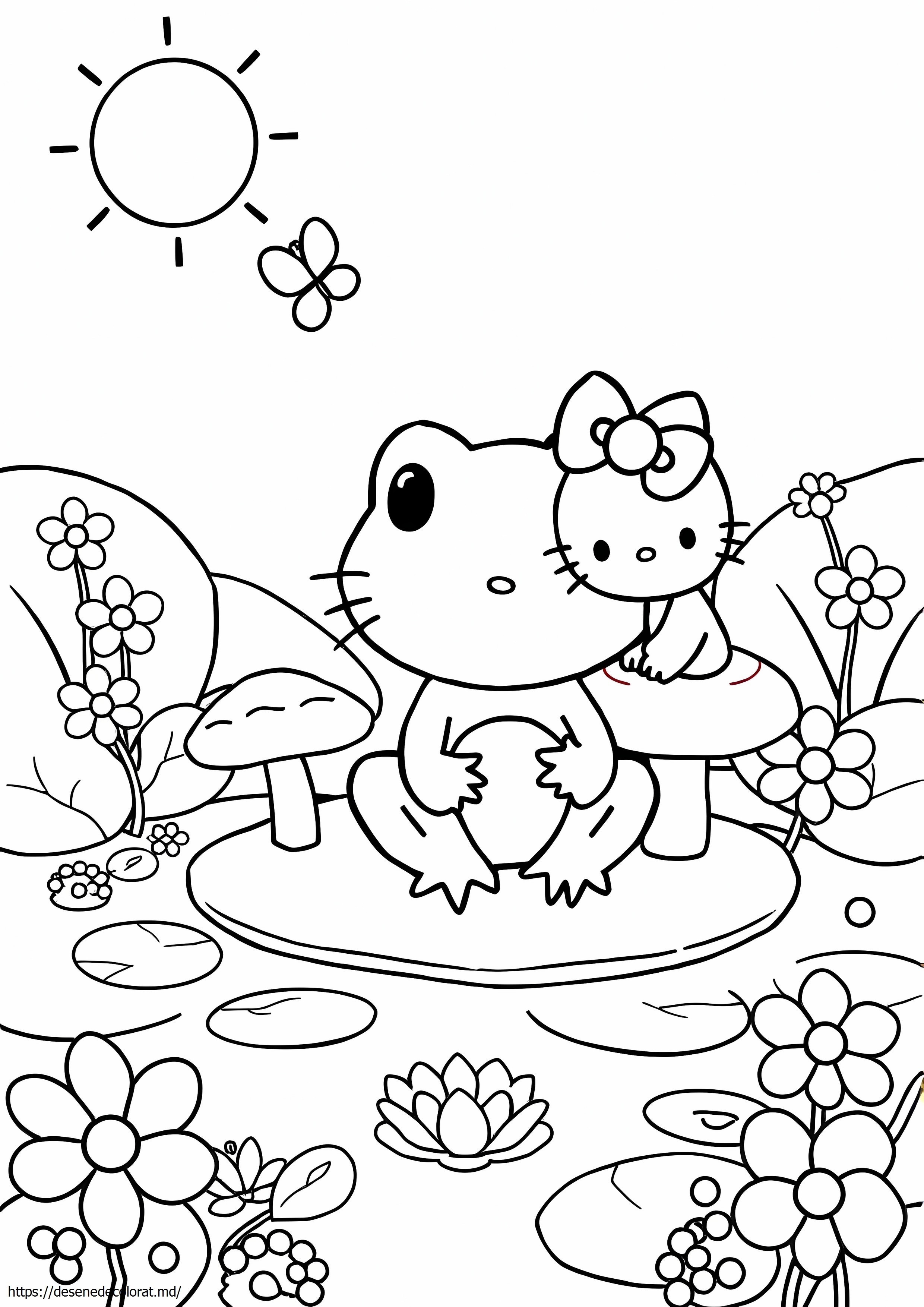 Keroppi hello kitty frog