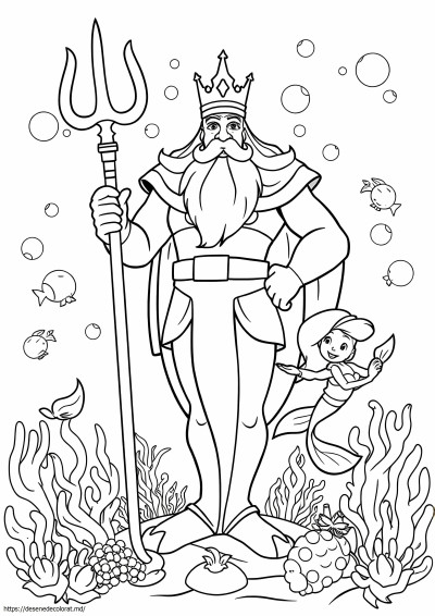 Regele triton sirenă