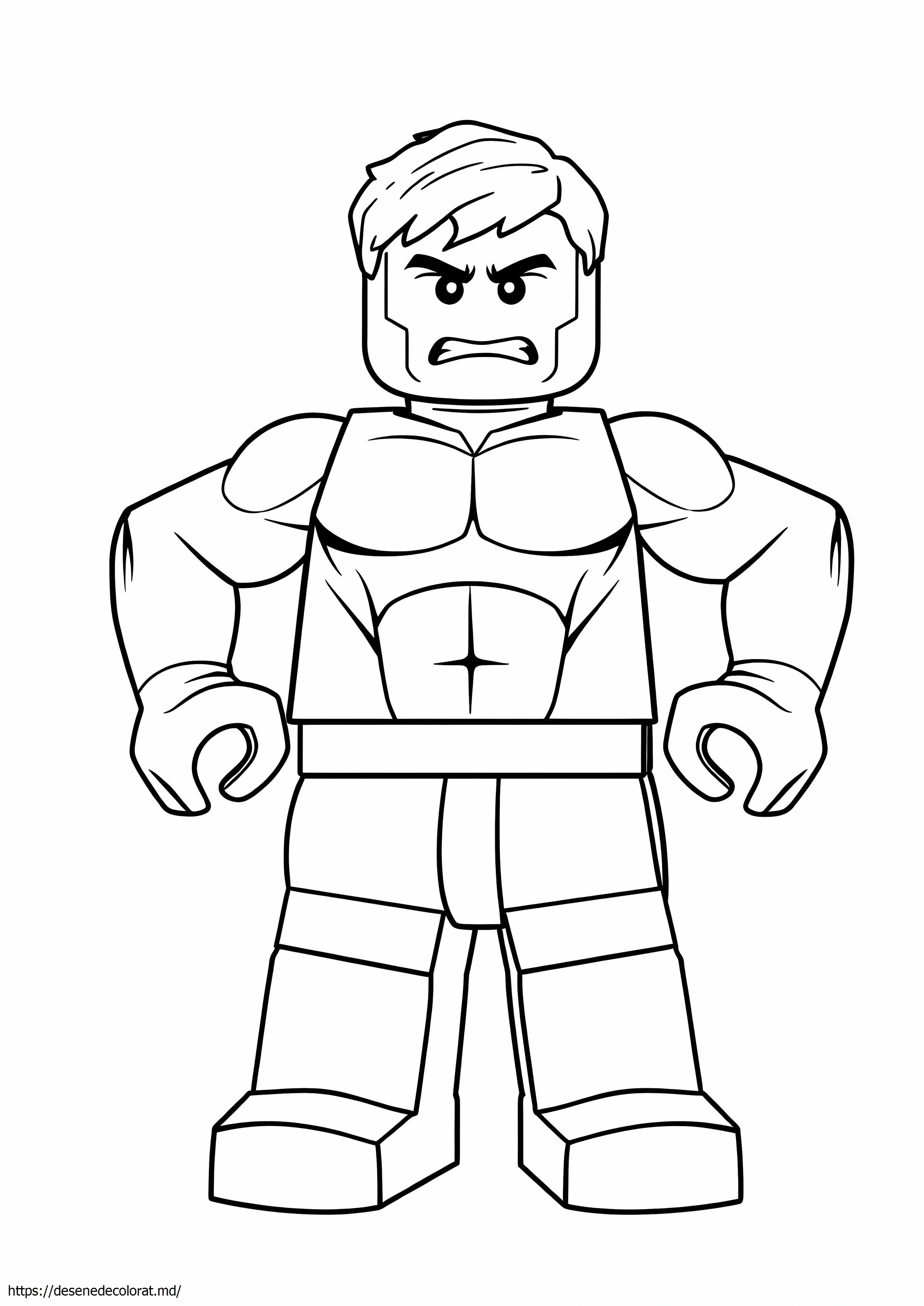 Lego hulk roșu