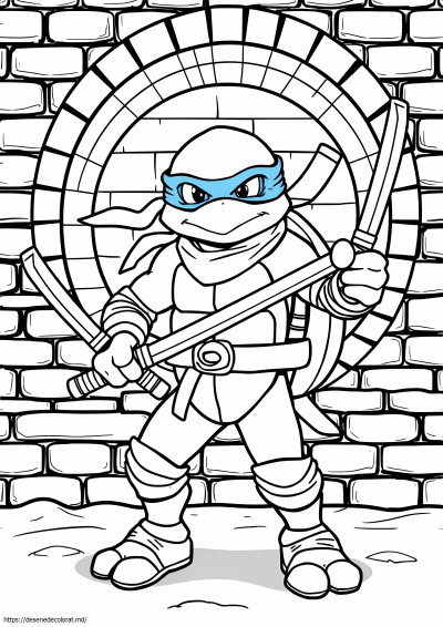 Leonardo ninja turtle