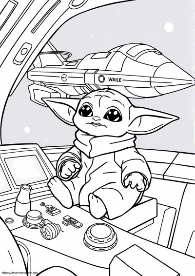Mandalorian baby yoda