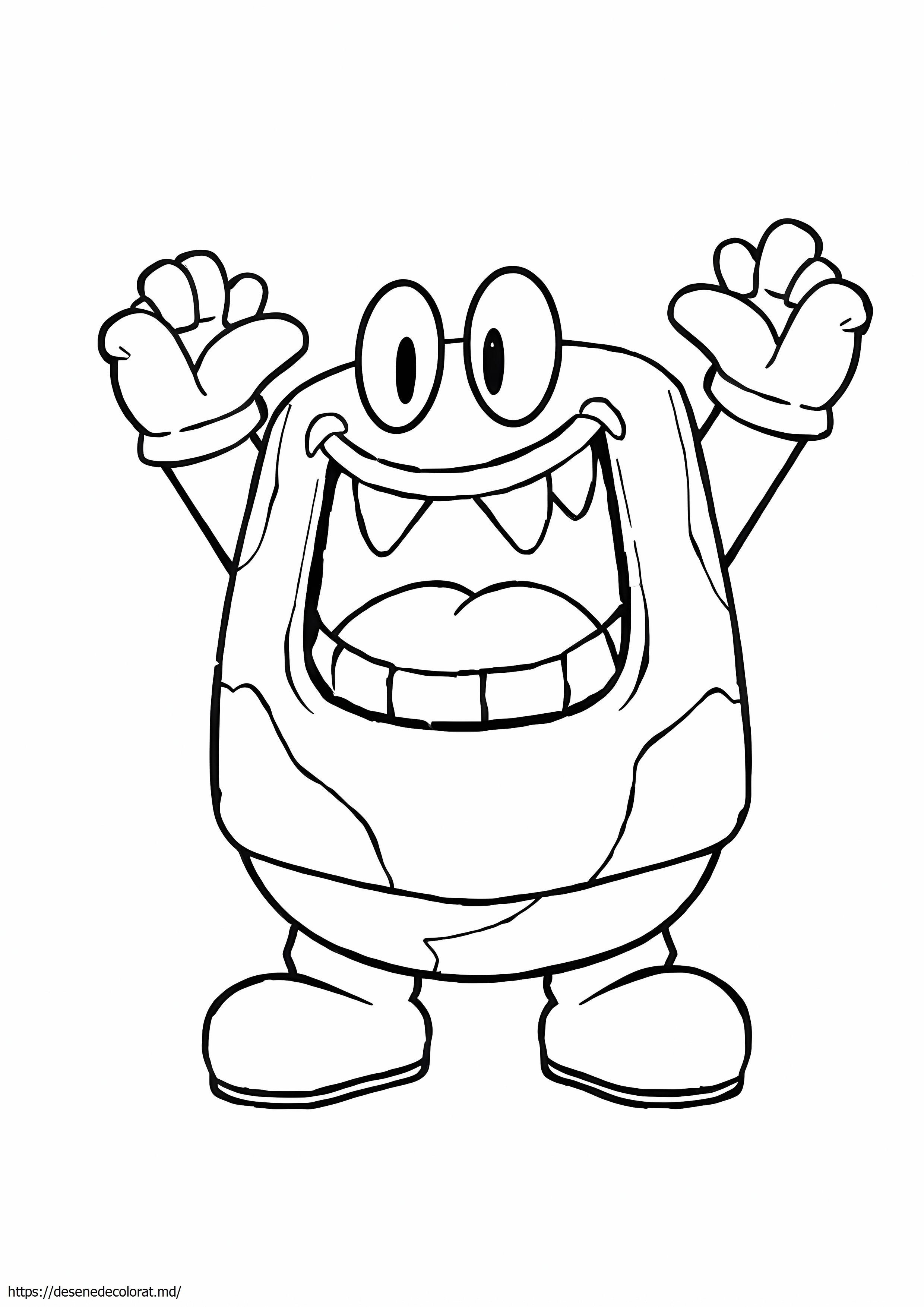 Mario thwomp