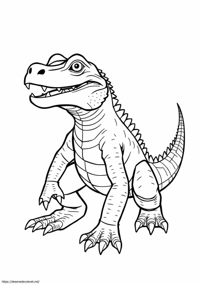 Dragon de Komodo realist