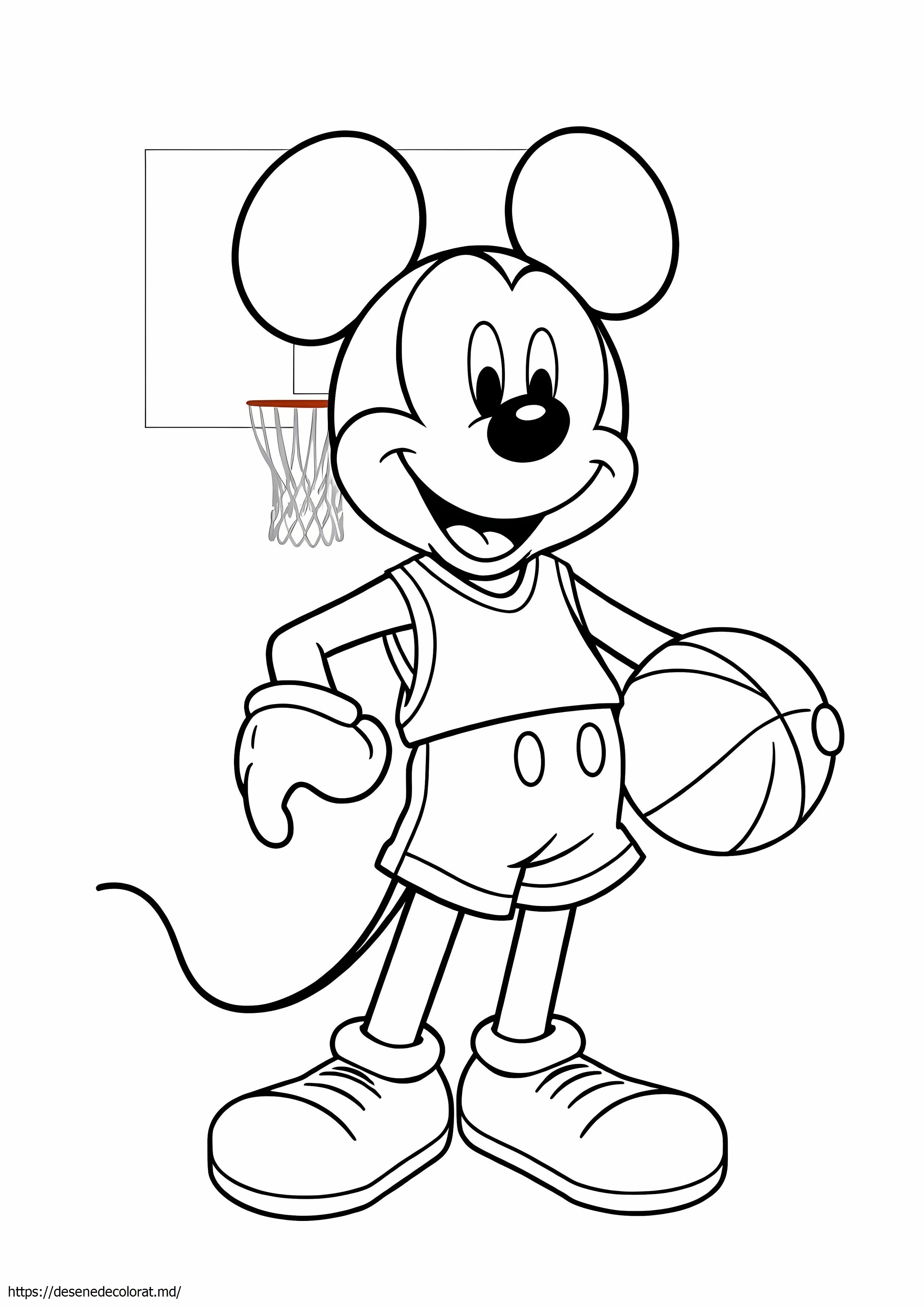 Baschet mickey mouse