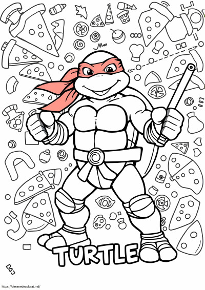 Țestoasa ninja michelangelo