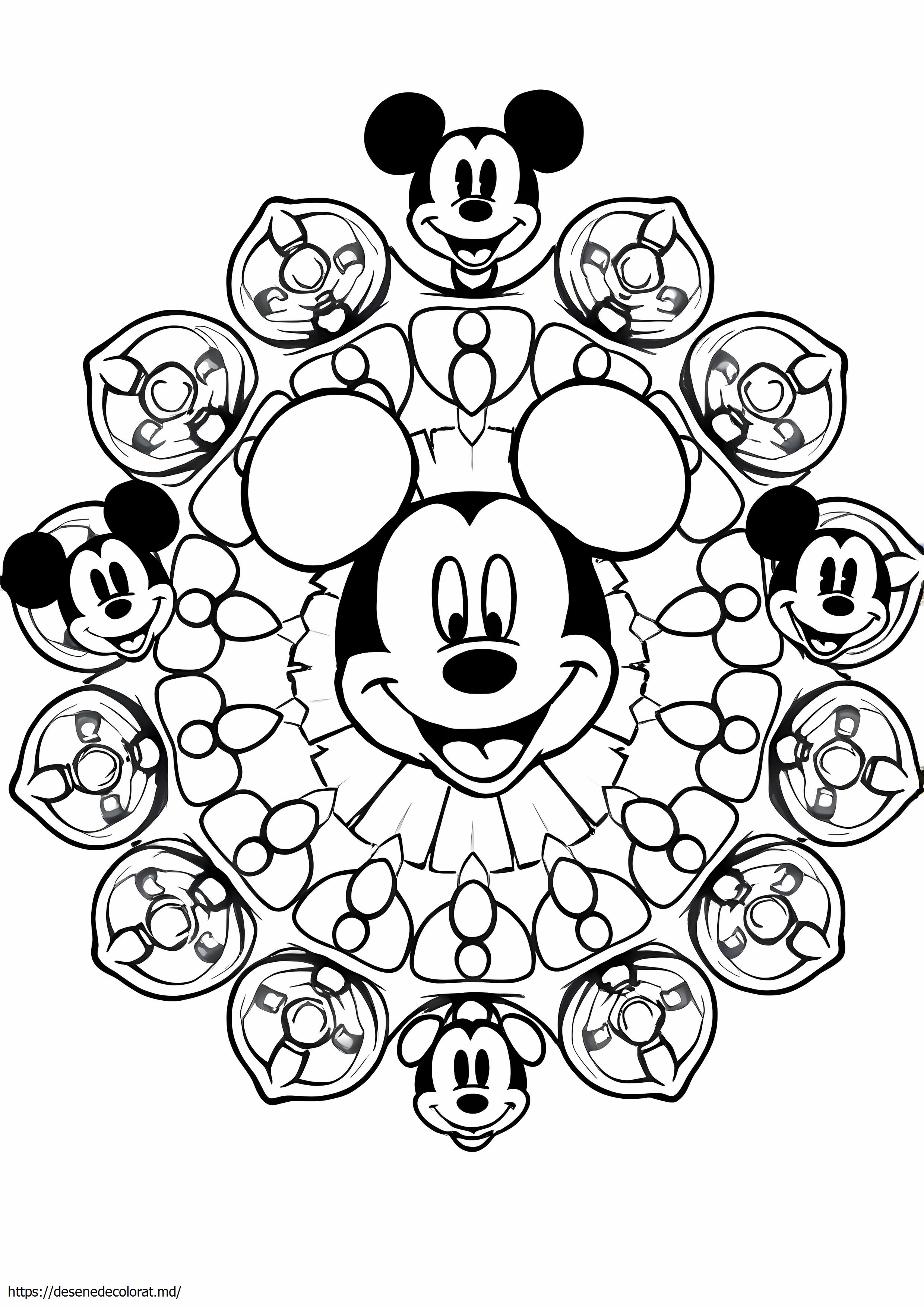 Mandala mickey mouse