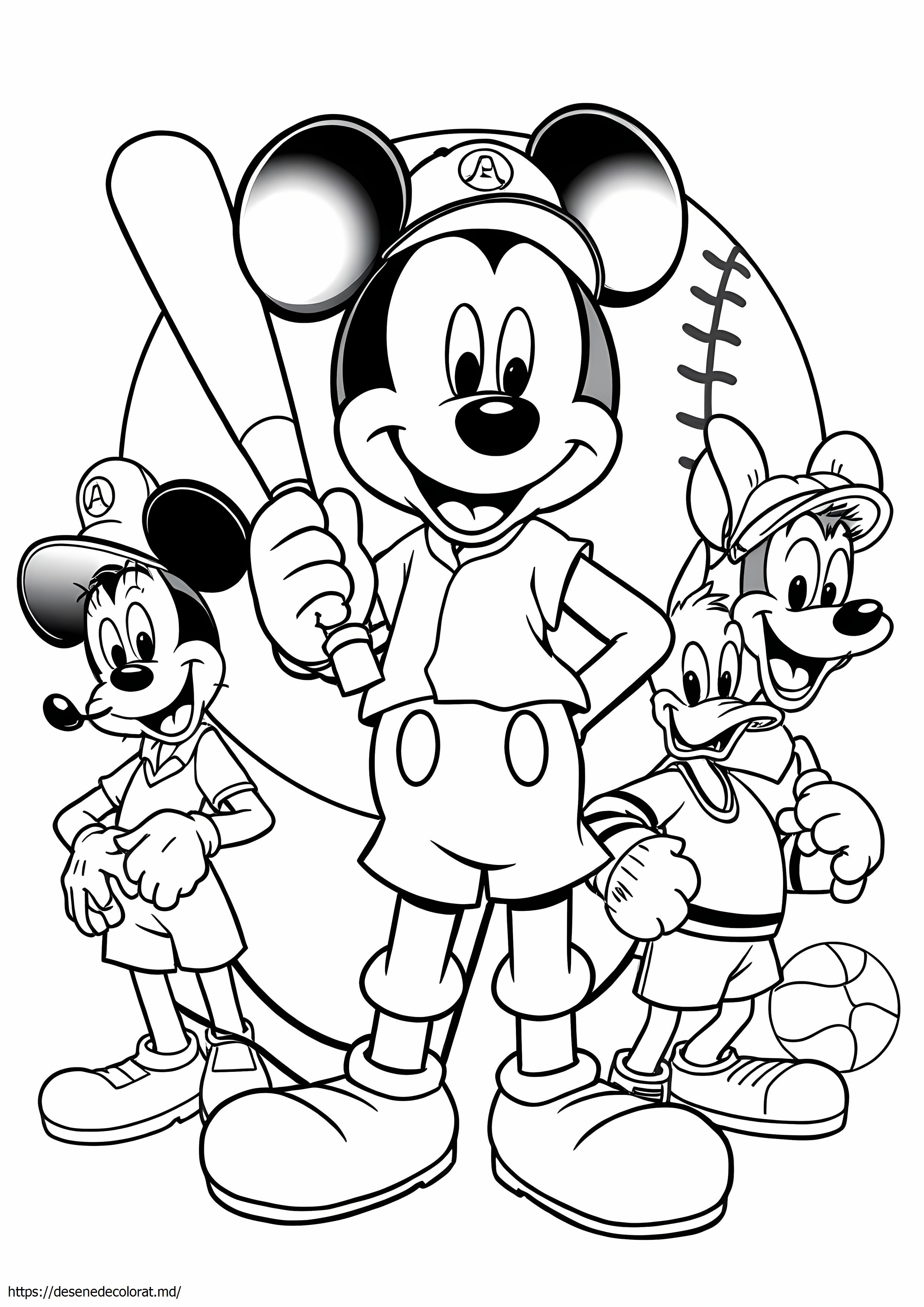 Sport mickey mouse