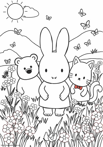 Miffy și prietenii miffy