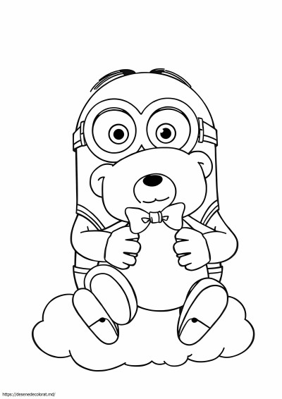 Minion bob cu ursuleț de pluș