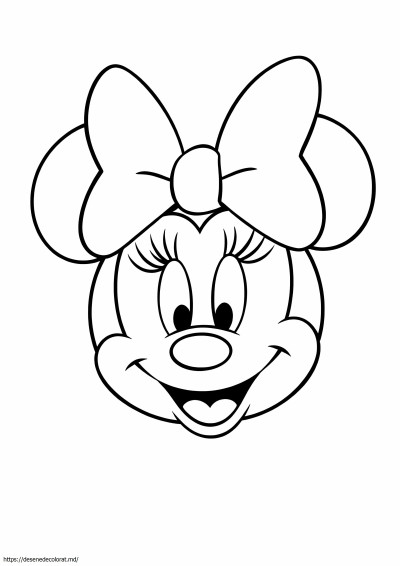 Minnie mouse schita pentru