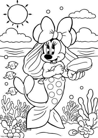 Sirena minnie mouse