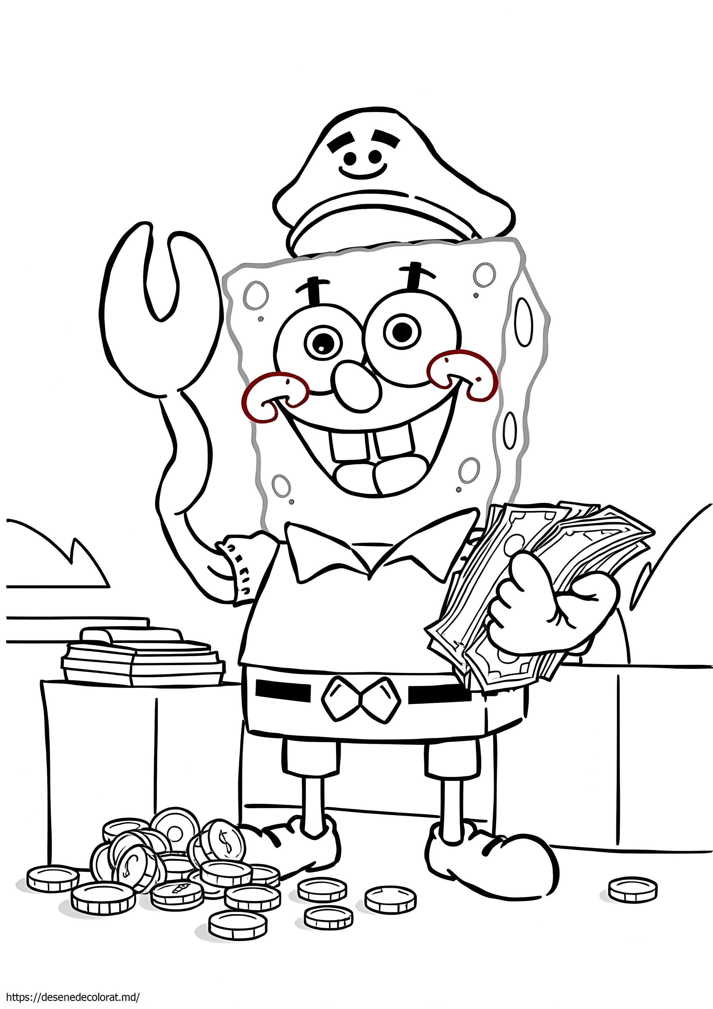 Domnul crab spongebob