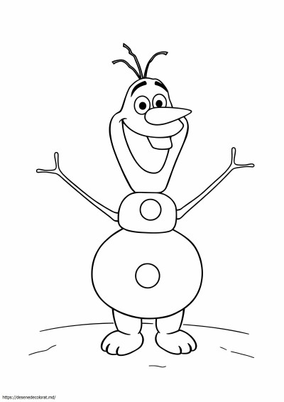 Olaf om de zăpadă