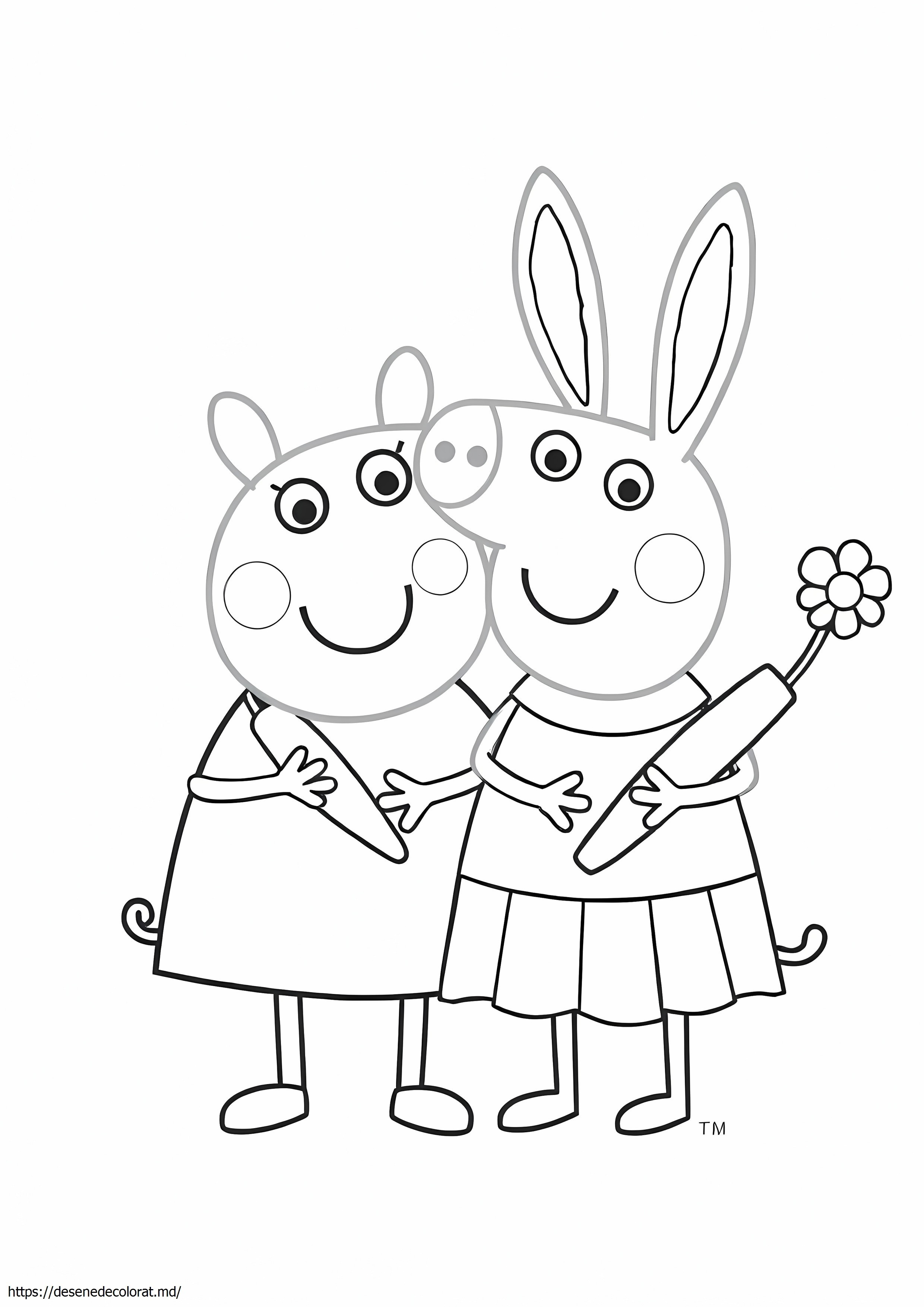 Peppa pig rebecca rabbit