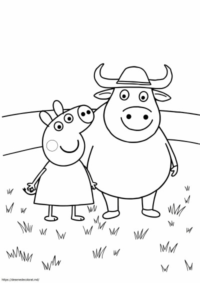 Peppa pig domnul taur