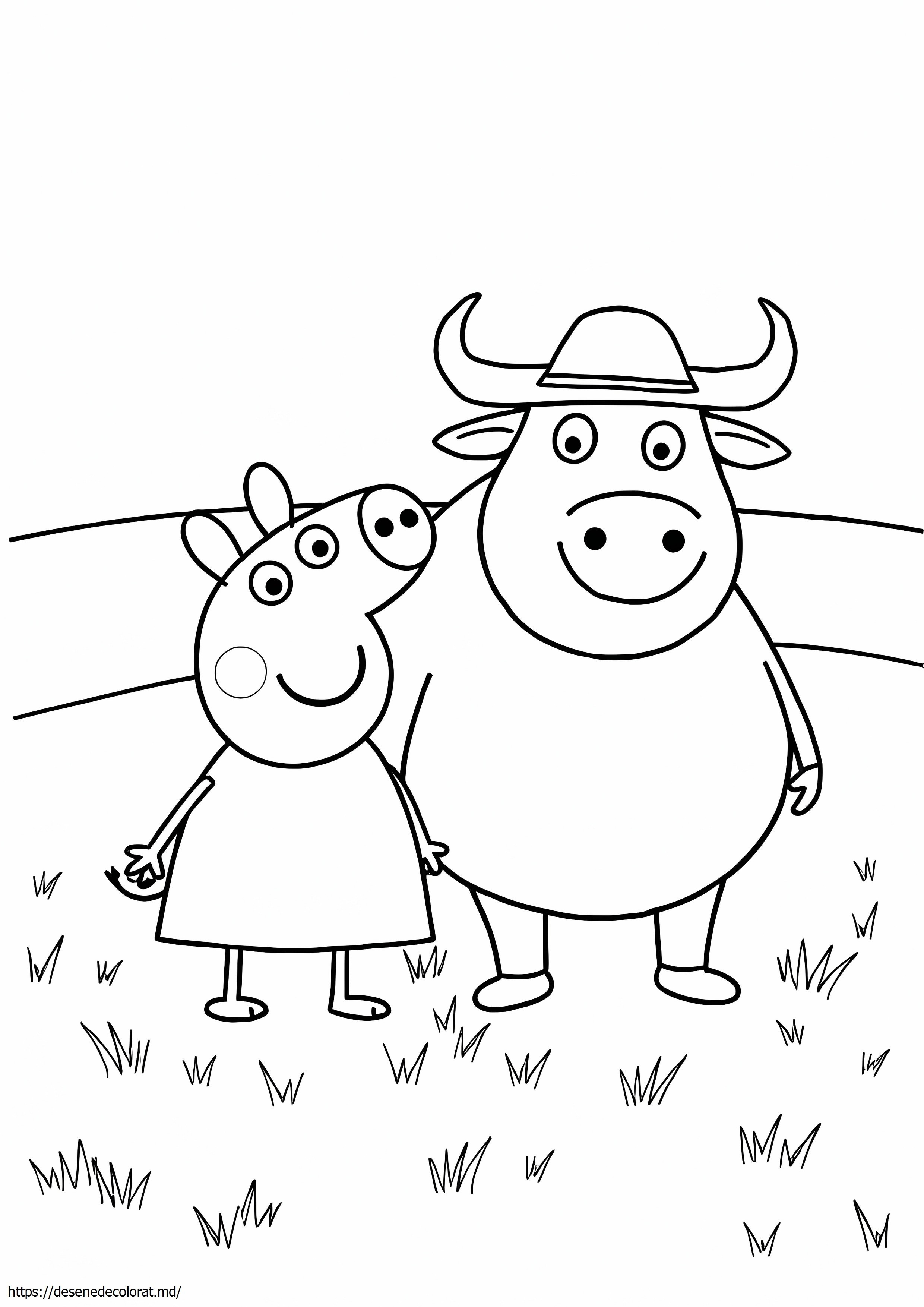 Peppa pig domnul taur
