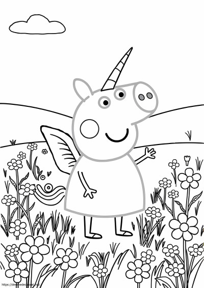 Unicorn peppa pig