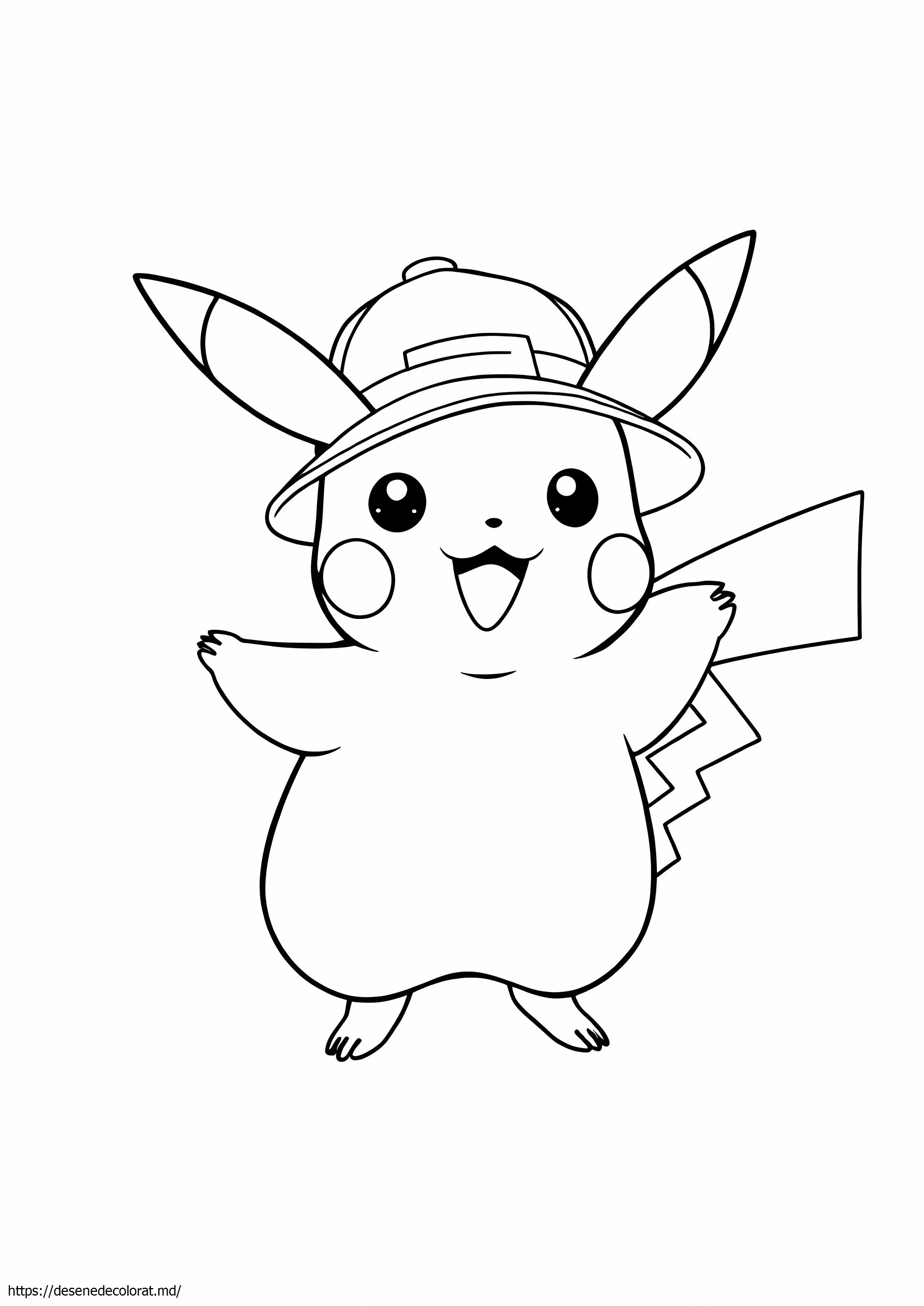 Pikachu cu pălărie