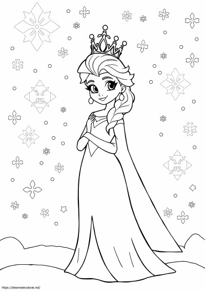 Regina elsa înghețată