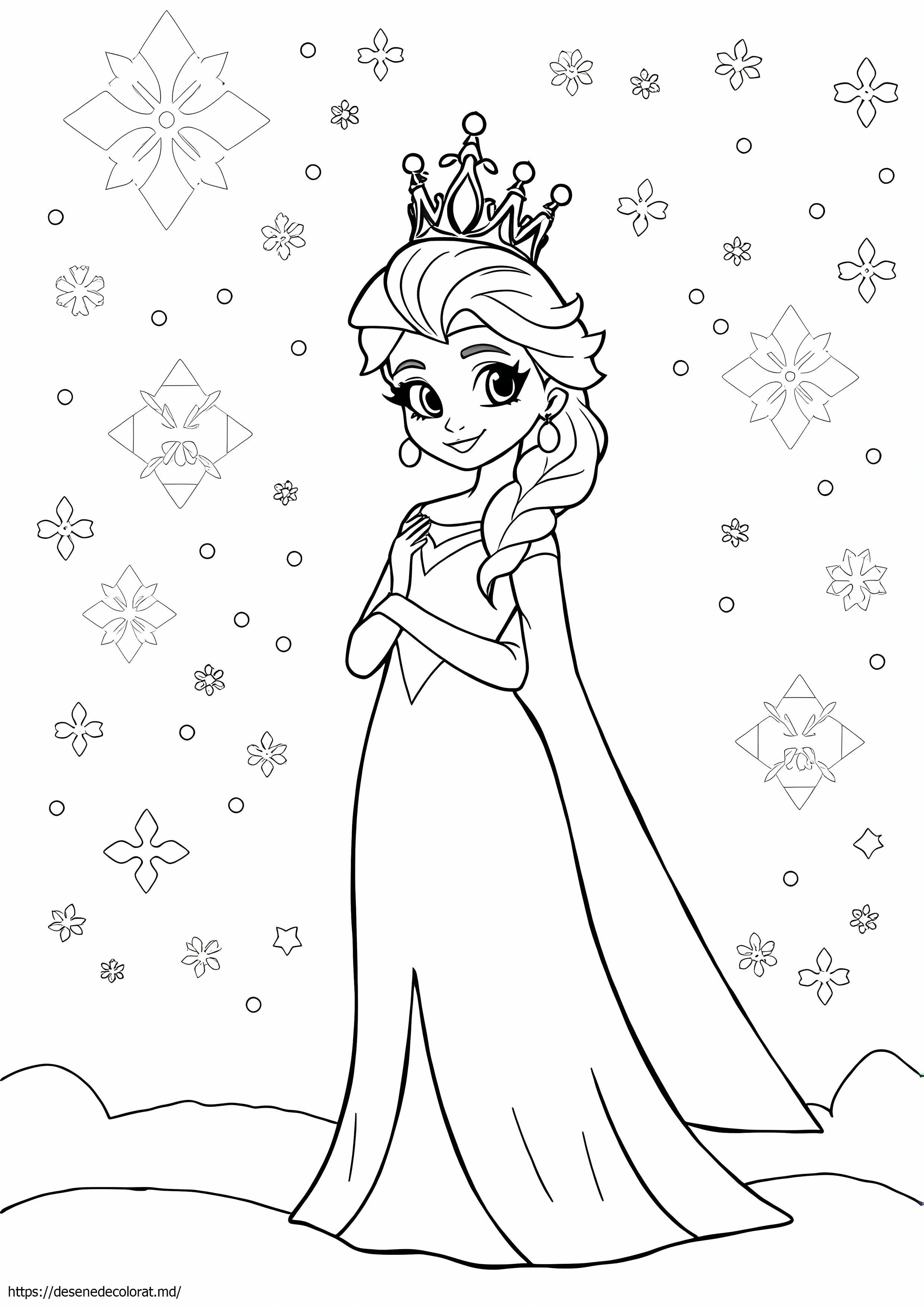 Regina elsa înghețată