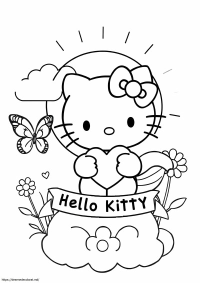 Curcubeu hello kitty