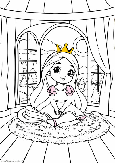 Rapunzel bebe prințesă disney