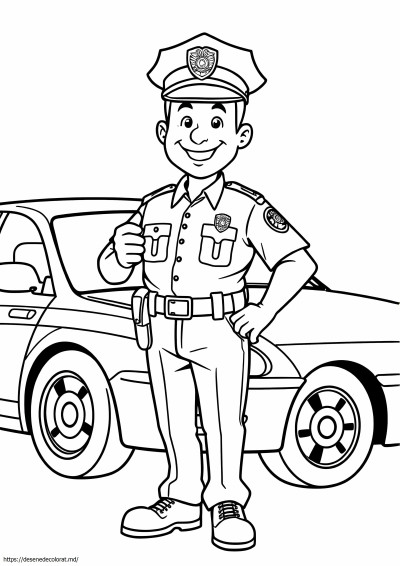 Ofițer de poliție realist