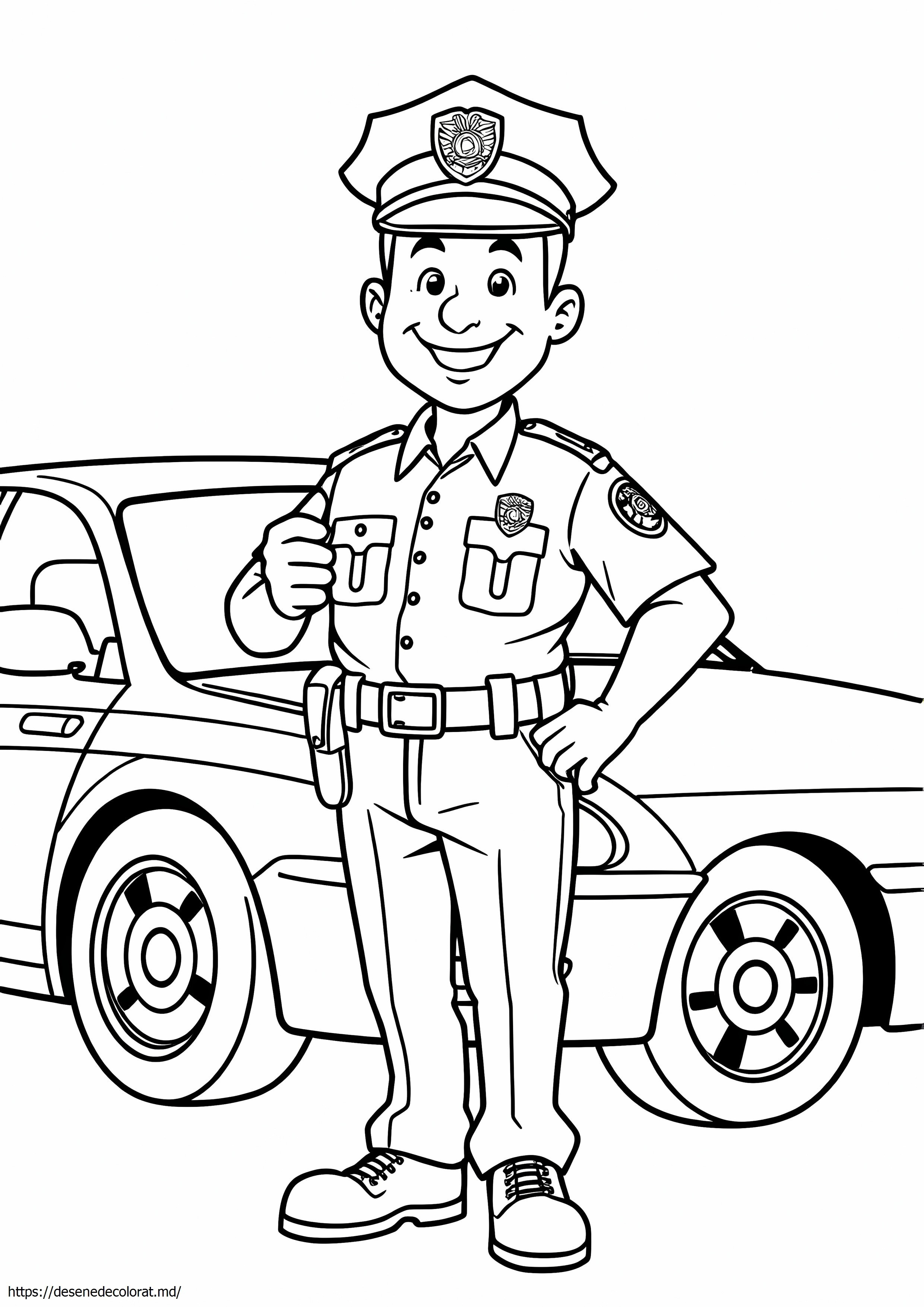 Ofițer de poliție realist