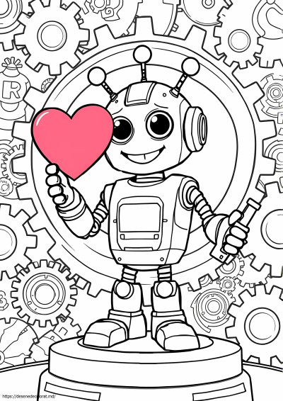 Robot arde