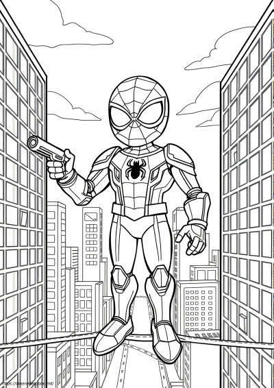 Robot spiderman