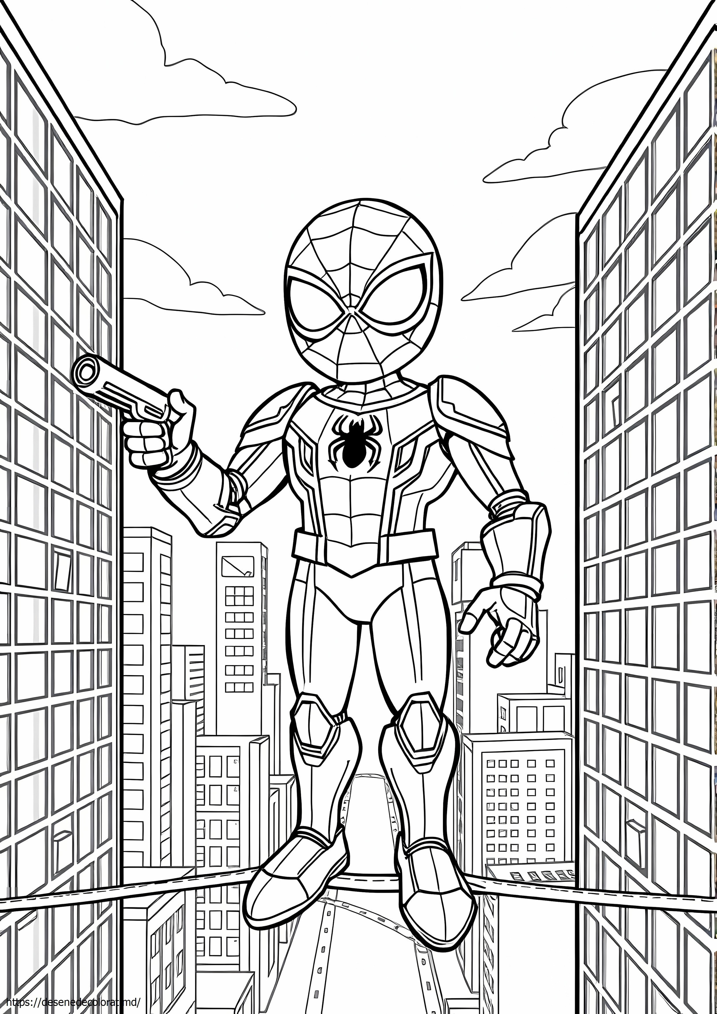 Robot spiderman