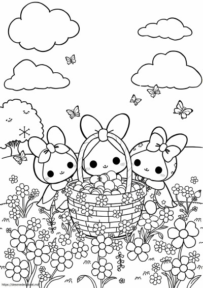 Personajele sanrio melodia mea sanrio