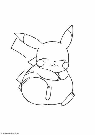 Pikachu adormit