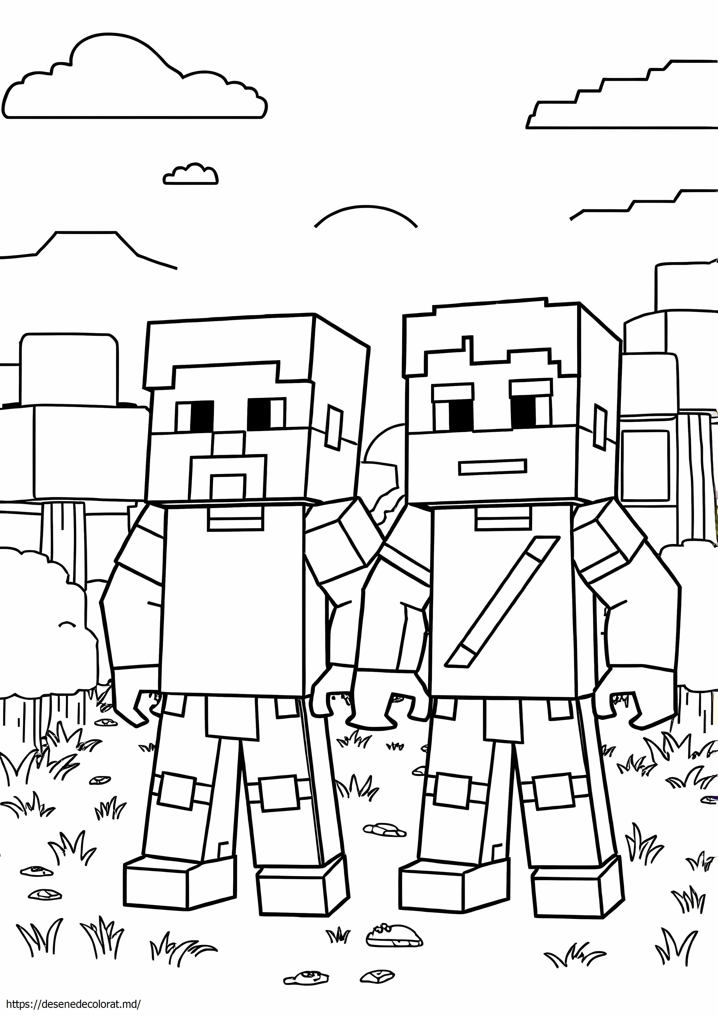 Steve alex minecraft