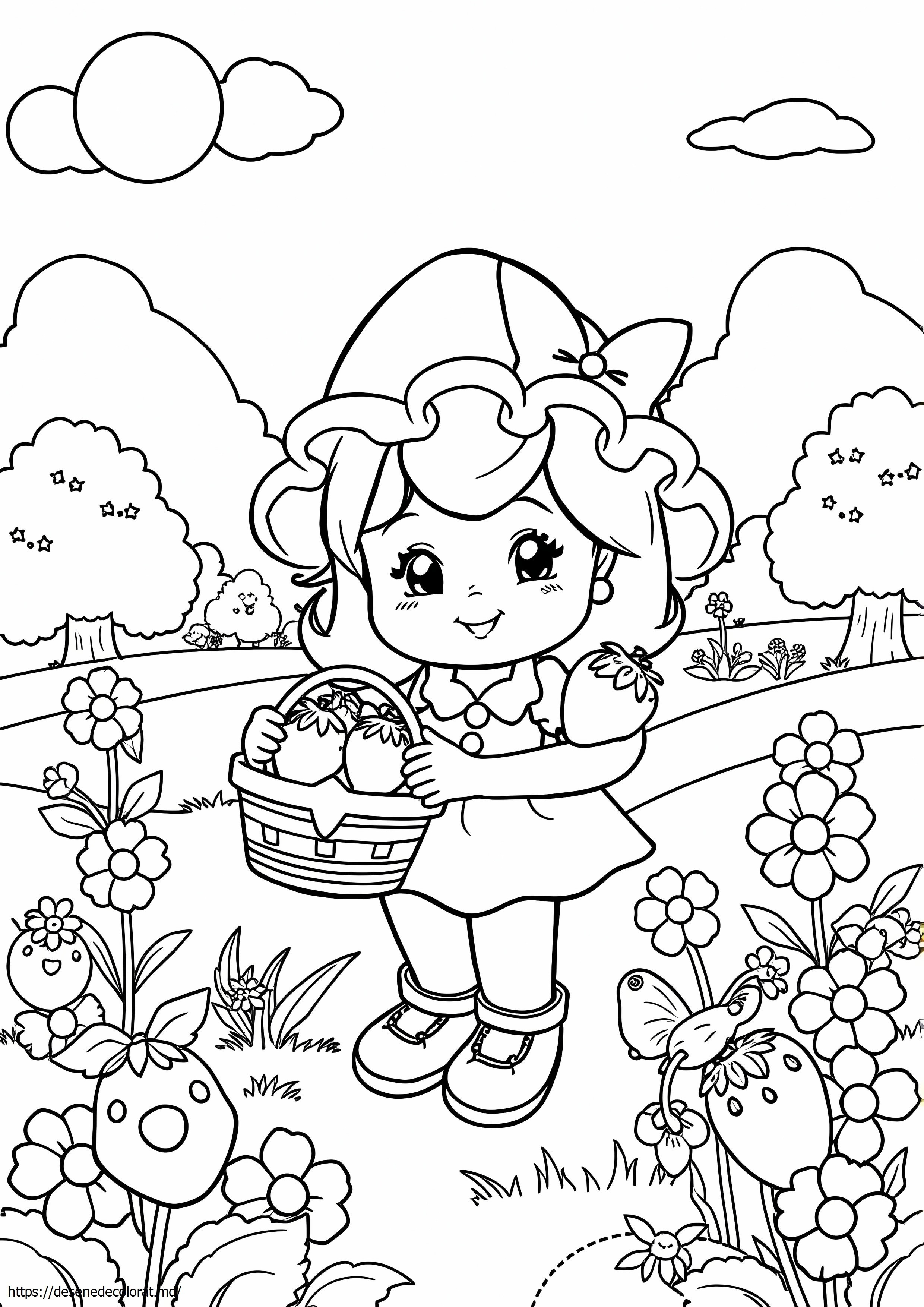 Prăjitură cu căpșuni berry bitty aventuri