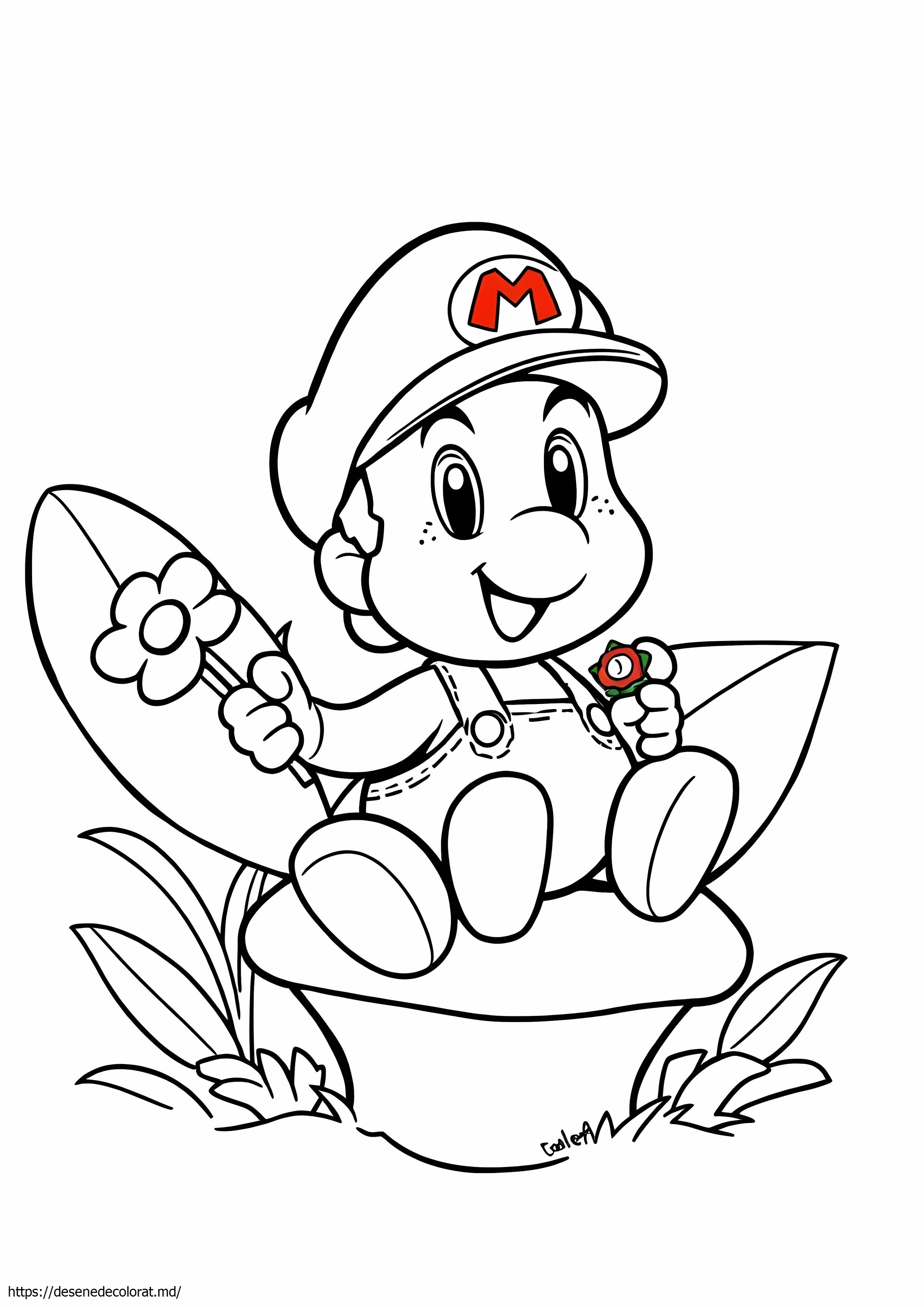 Super mario baby yoshi