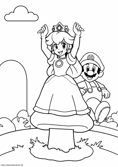 Prințesa super mario peach